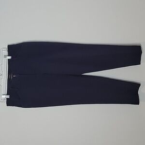 Talbots Hampshire navy blue mid rise pants